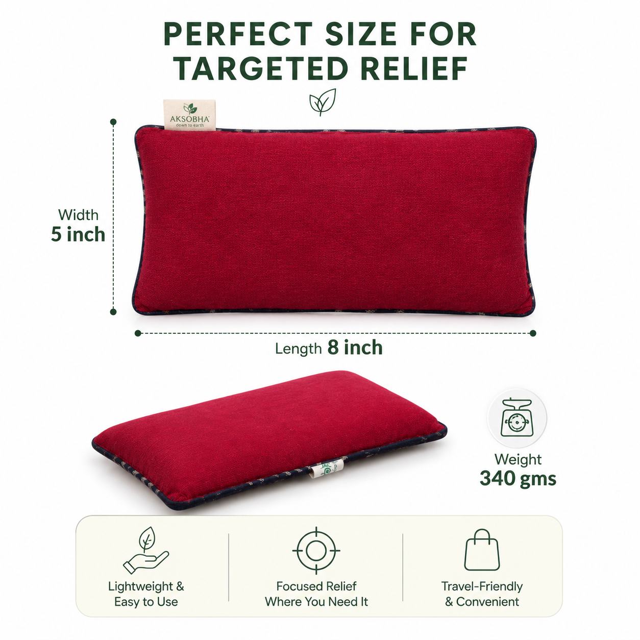 Sinus Relief Herbal Microwavable Heating Pad