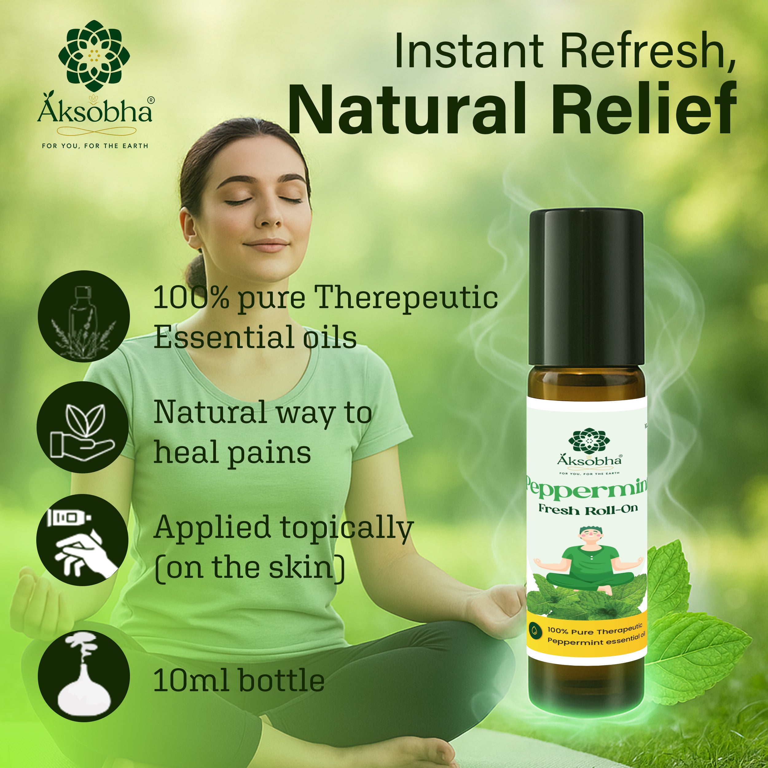 Peppermint Fresh Roll- on