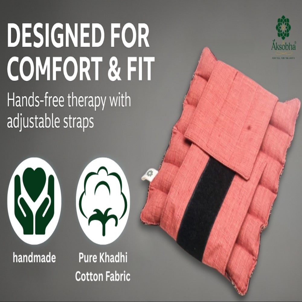Herbal Microwavable Heating Pad for Knee Pain Relief | Hot & Cold Therapy for Soothing Comfort