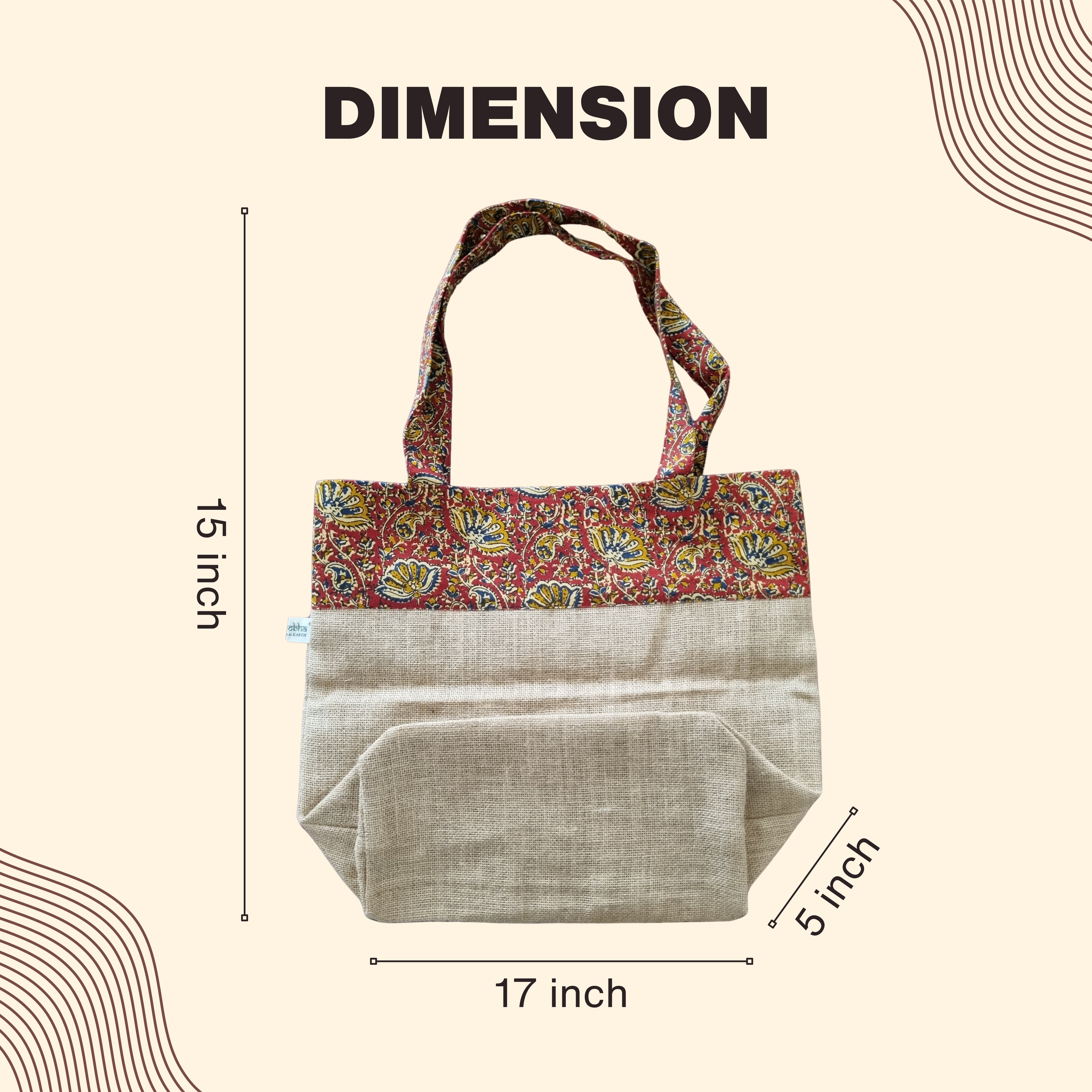 Eco-Friendly Jute Grocery Bag | Reusable Shopping Tote | Sustainable & Durable