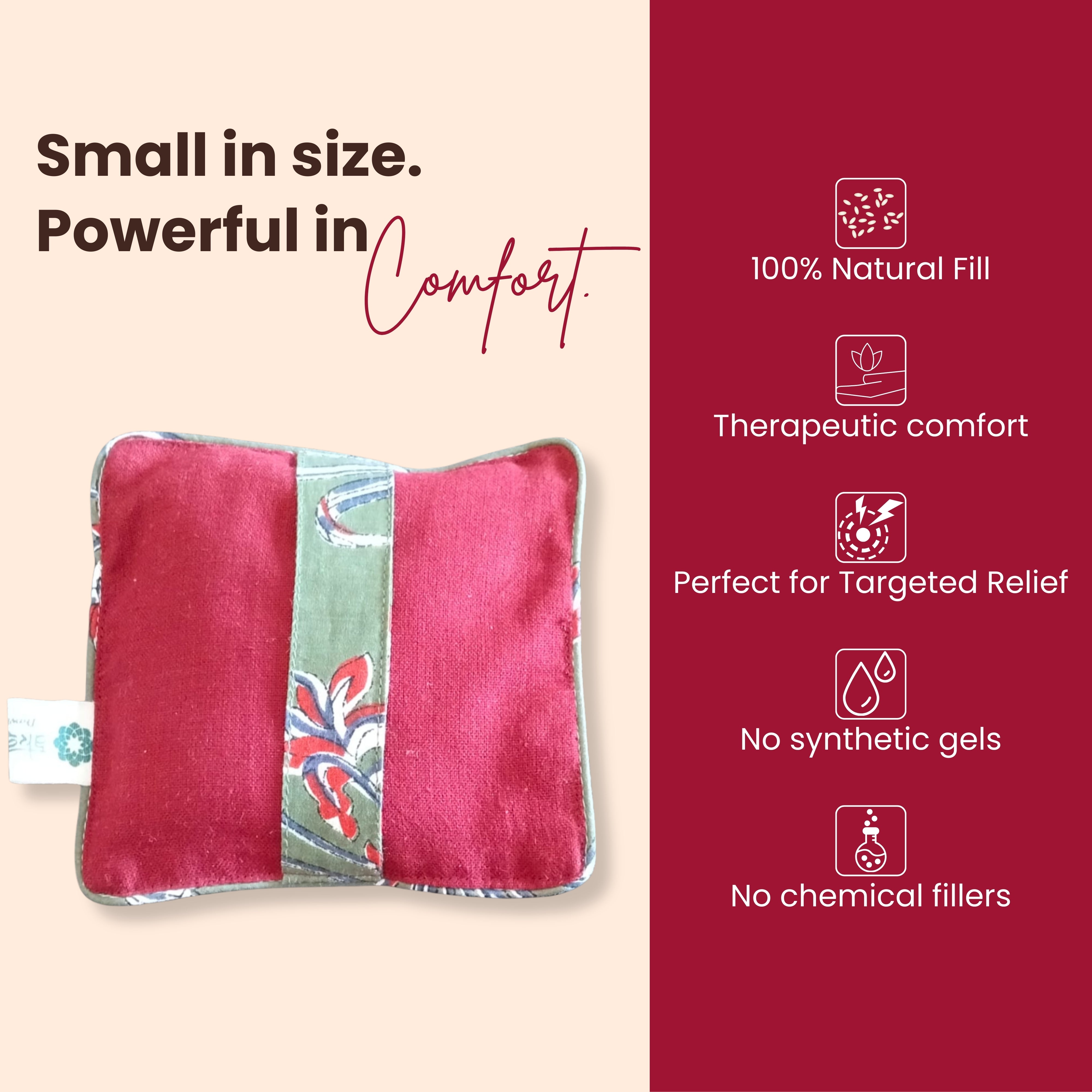 Tooth & Rheumatic Pain Relief Herbal Microwavable Heating Pad – Natural Comfort for Quick Relief!