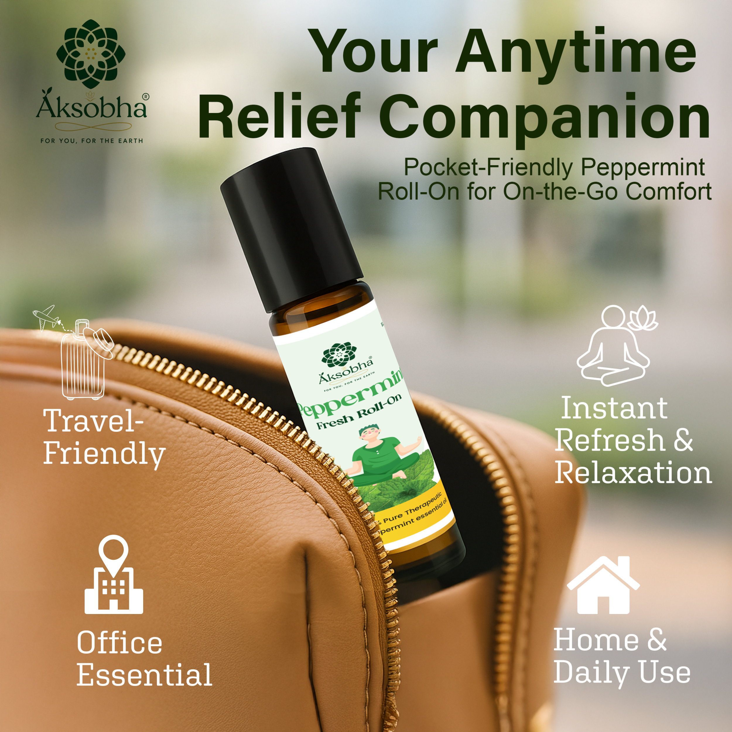 Peppermint Fresh Roll- on