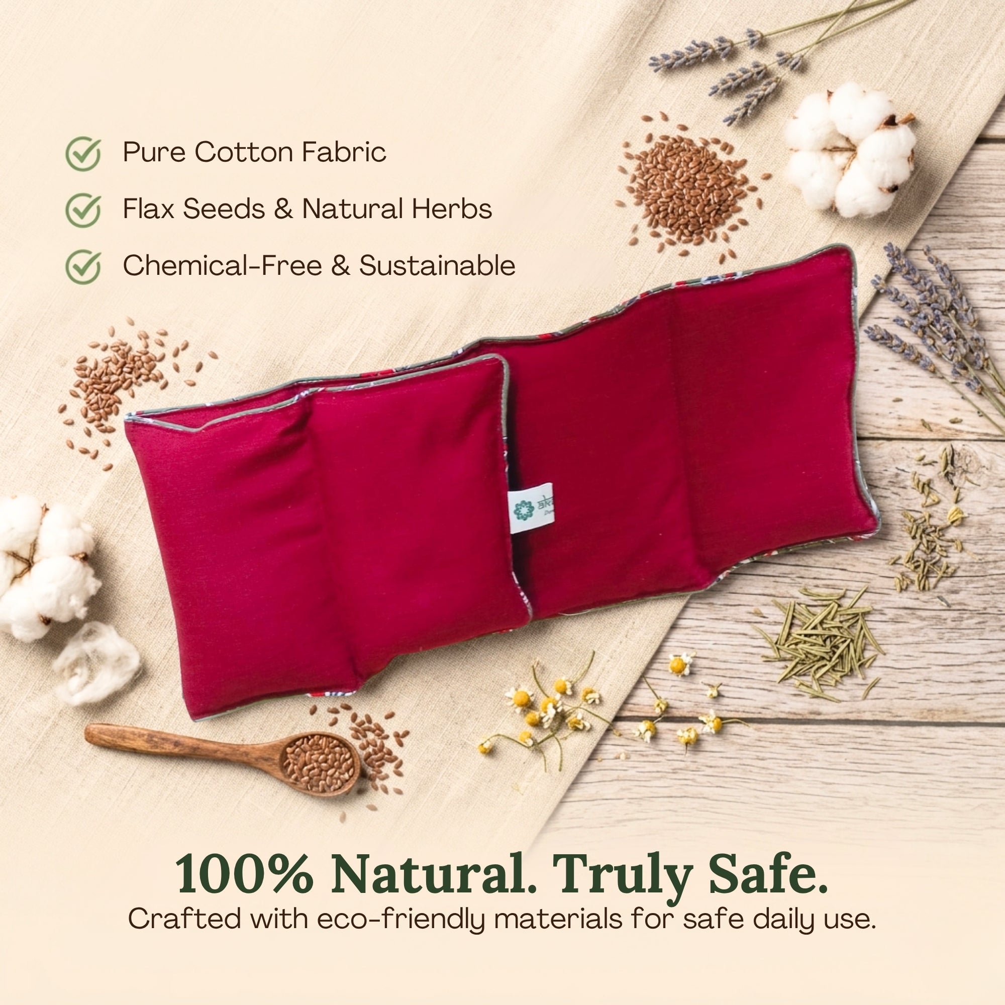 Neck Pain Relief Herbal Microwavable Heating Pad