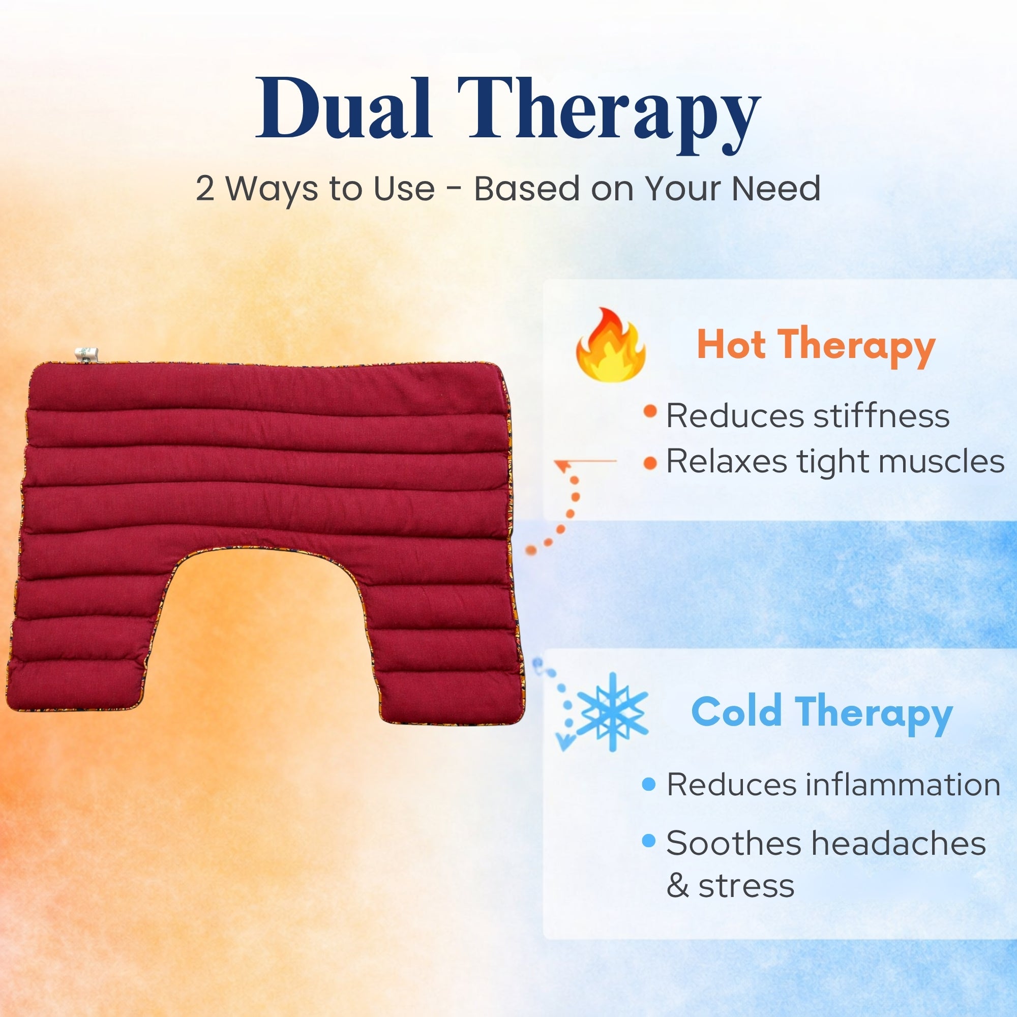 Shoulder/Neck Pain Relief Herbal Microwavable Heating Pad