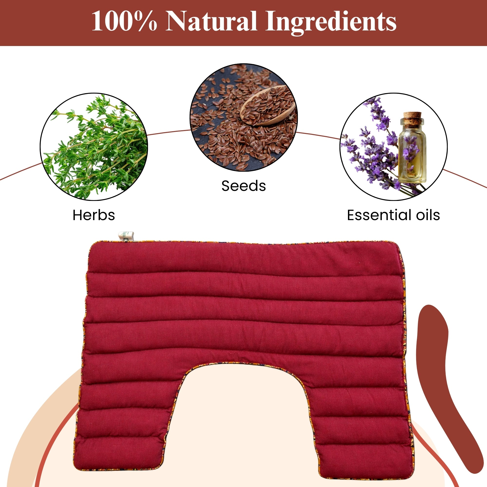 Shoulder/Neck Pain Relief Herbal Microwavable Heating Pad