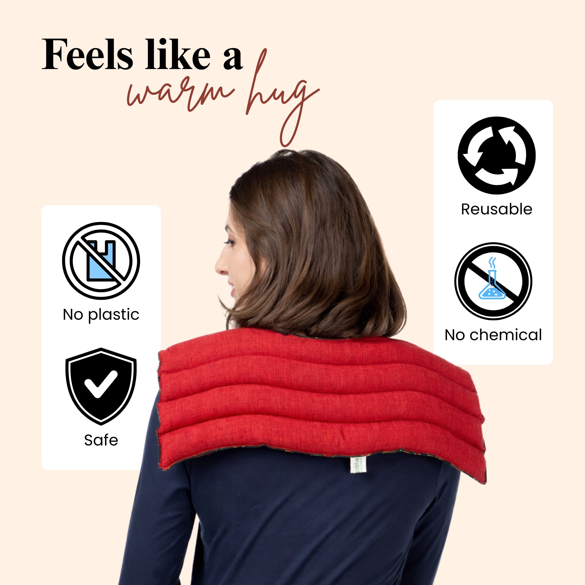 Shoulder/Neck Pain Relief Herbal Microwavable Heating Pad