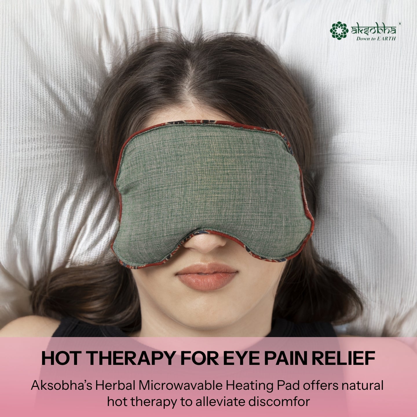 Stress Relief Eye Therapy Pack Set – Herbal Hot & Cold Therapy for Relaxation