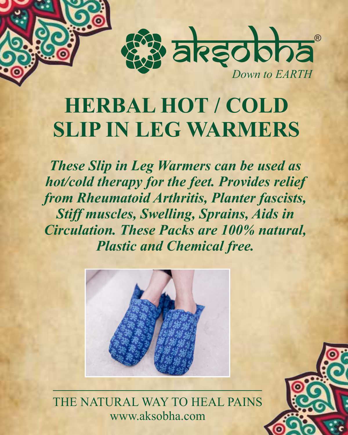 Buy Herbal Hot & Cold Therapy Packs for Leg & Feet Pain Relief | Fast & Effective