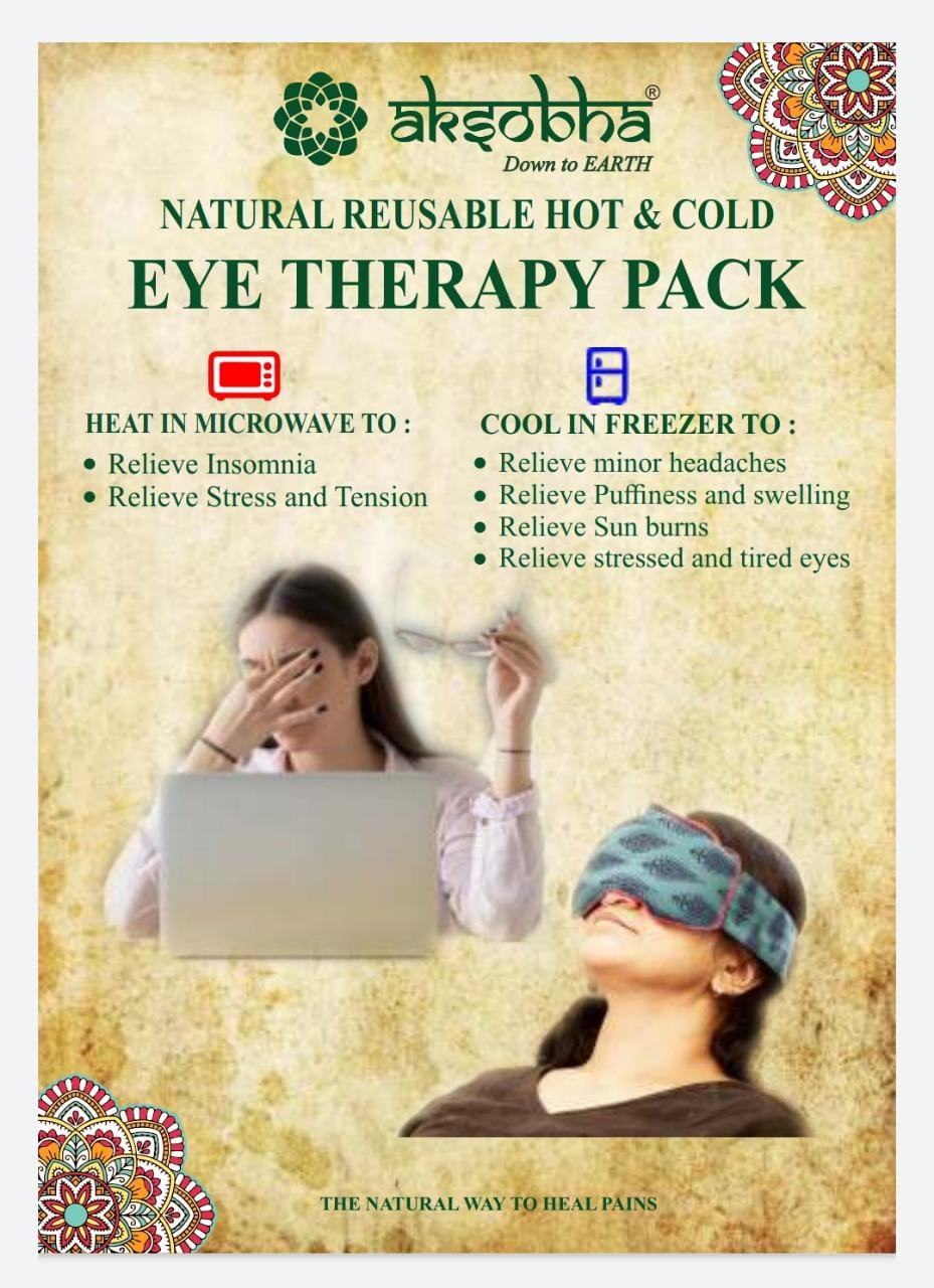 Buy Eye Stress/Pain Relief Herbal Hot & Cold Therapy Pack | Adjustable Belt