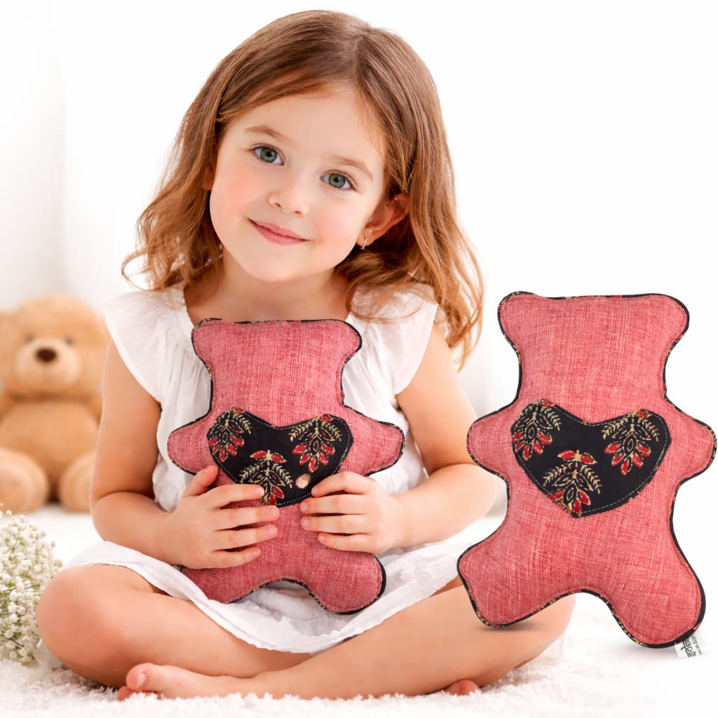 Kids' Cuddly Teddy Bear Herbal Hot & Cold Therapy Pack – Natural Pain Relief for Children