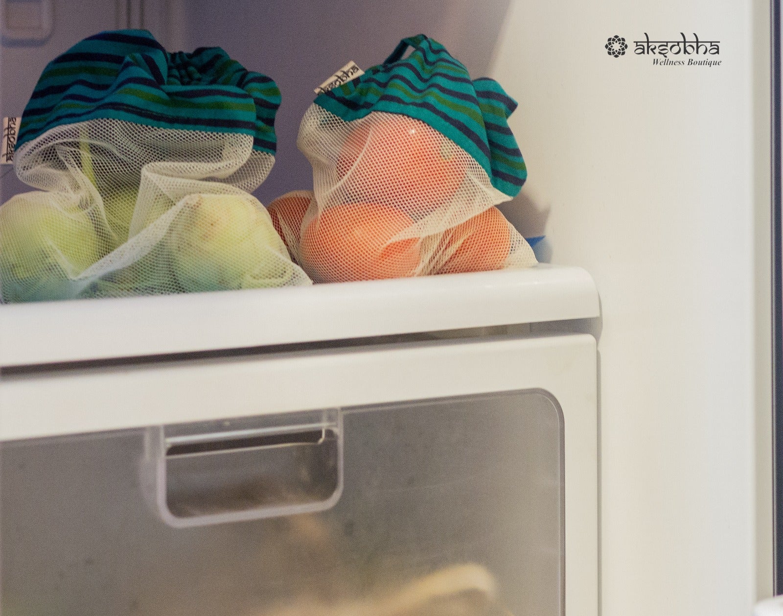 100% Cotton Veg/Fruit Fridge Bags