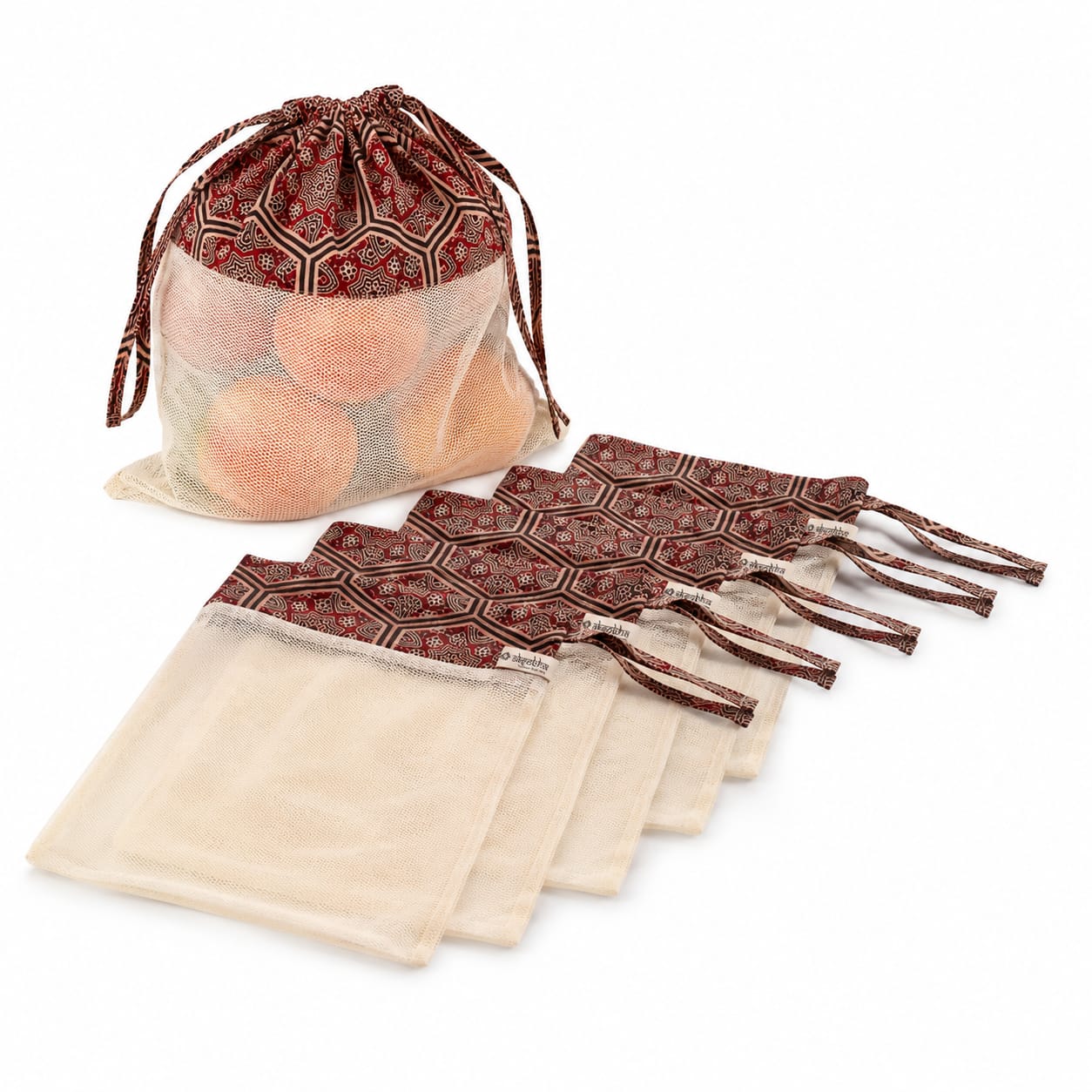 100% Cotton Veg/Fruit Fridge Bags