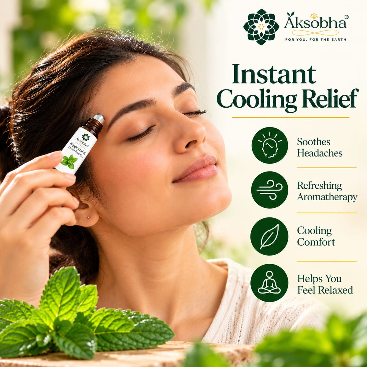 Peppermint Fresh Roll- on
