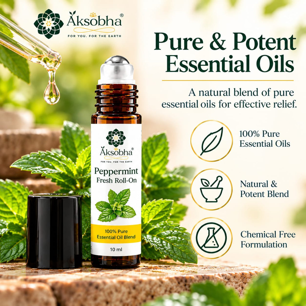 Peppermint Fresh Roll- on