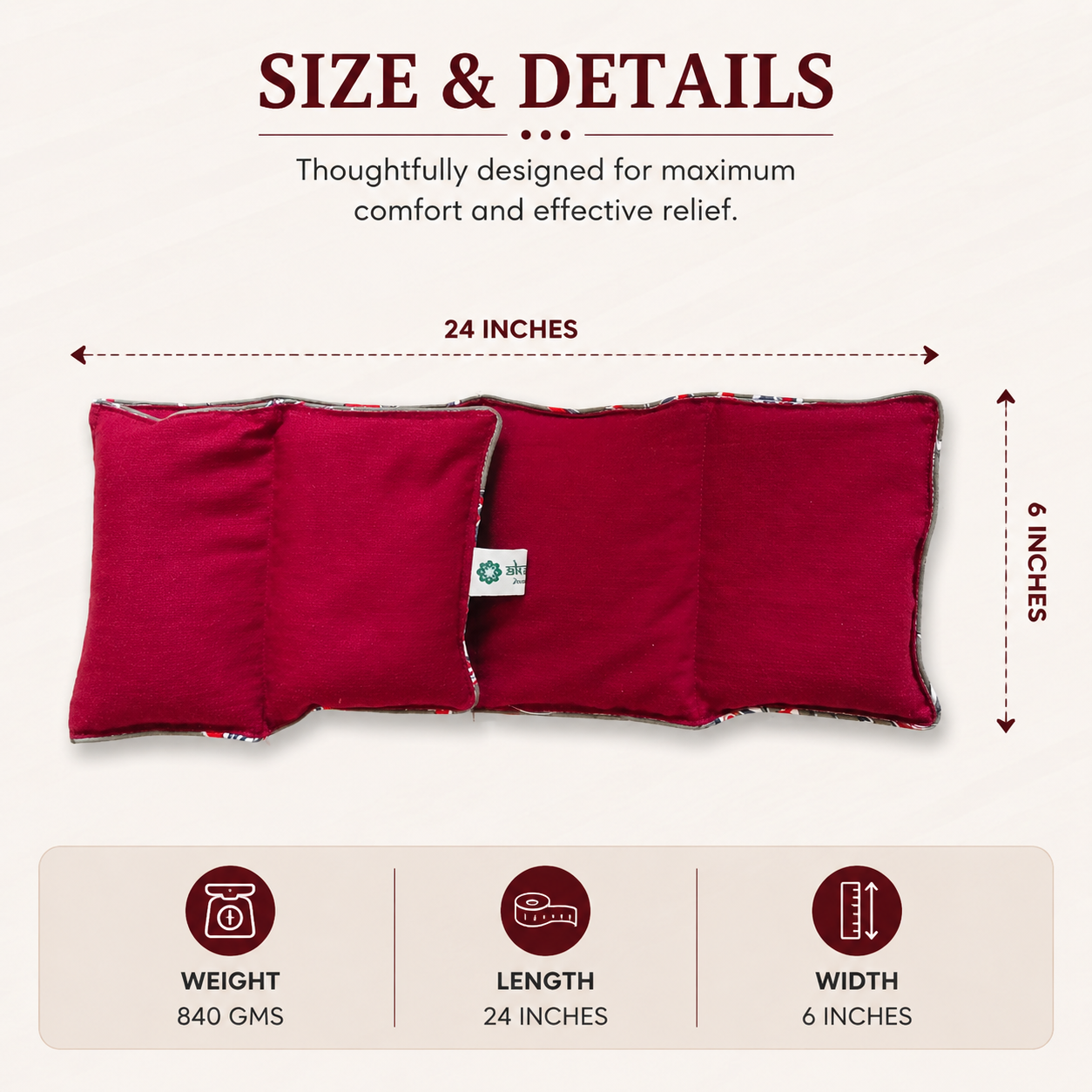 Neck Pain Relief Herbal Microwavable Heating Pad