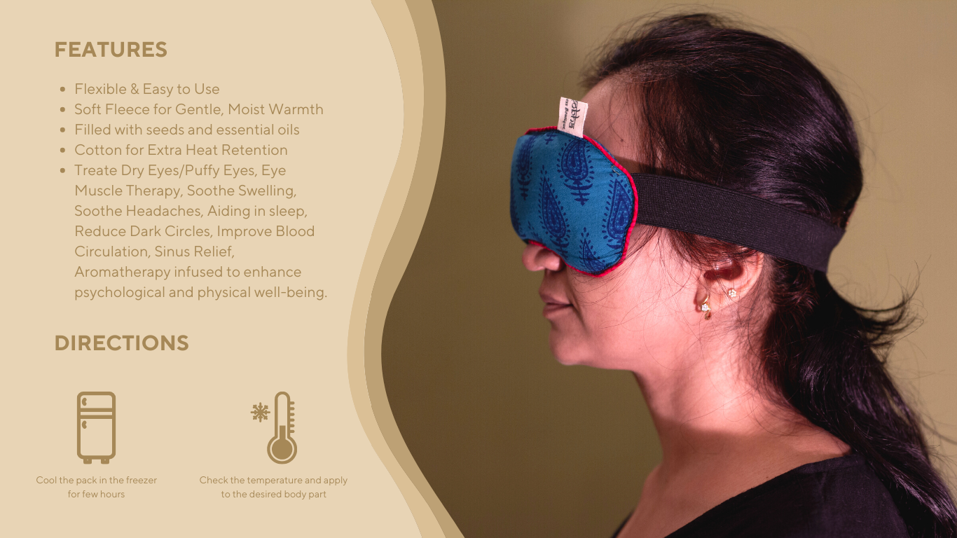 Herbal Hot and Cold Eye Therapy Pack | Eye Mask