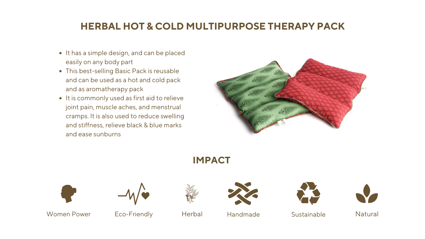 Multipurpose Pain Relief Herbal Hot & Cold Therapy Pack